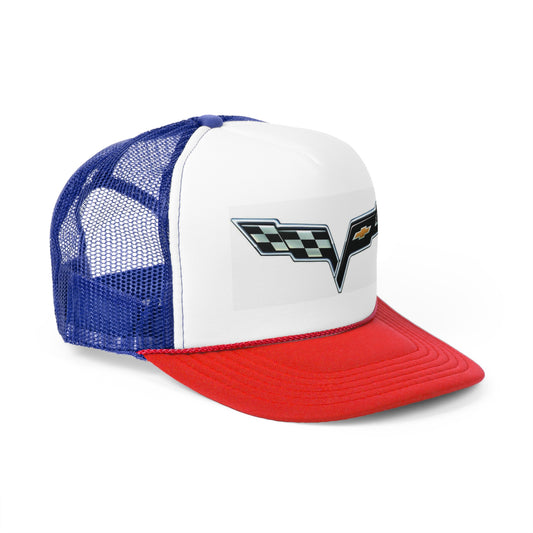 Racing Trucker Cap, Vintage Chevy Racing Hat, Adjustable Snapback Cap, Unique Gift for Car Enthusiasts, Perfect for Outdoor Events